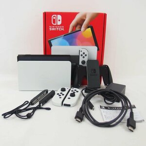 【良品】Nintenndo 任天堂/ニンテンドースイッチ switch 有機ELモデル ホワイト/HEG-001/04