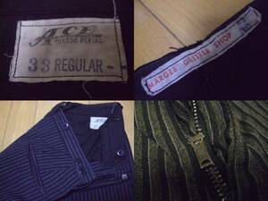 40s 40年代 50s 50年代★デッドストック★DEAD STOCK★ドレスパンツ スラックス タキシード★ヴィンテージ vintage ビンテージ★アメリカ製