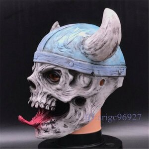 X275☆新品ハロウィーンラ仮面お化けお面パーティー 用コスプレ 仮装 面白 大人 シュール ハロウィンマスク コスプレ衣装 お面 衣装