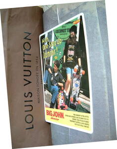 ◆　レア　非売品　レトロ　1993年　ビッグジョン　BIG　JOHN　カレンダー　下敷き　未使用　デッド　企業物　ノベルティー　９０年代