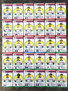 ☆旧タカラ プロ野球ゲーム 選手カード ロッテオリオンズ 昭和57年度版 全30枚 ケース付き♪
