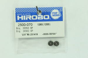 『送料無料』【HIROBO】2500-070 Brg. 3×9×3OP ベアリング 在庫13
