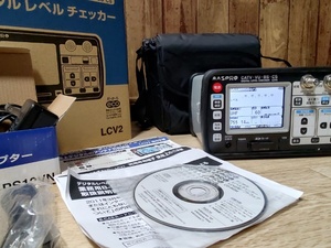 極美品 マスプロ　映像音声確認機能付 デジタルレベルチェッカー LCV2 DIGITAL LEVEL CHECKER　MASPRO