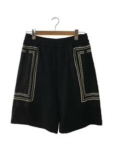 VERSACE◆ショートパンツ/M/コットン/BLK/1A03232