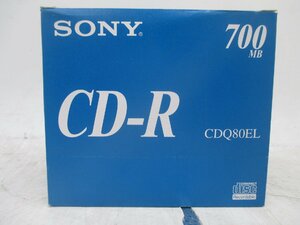 SONY 日本製 CD-R 700MB 48倍速 ブルー 10枚 CDQ80EP Q0322