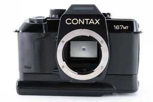 ★ 極上級★ CONTAX コンタックス MT167 フィルムカメラ ボディ BATTERY HOLDER P-5 バッテリーホルダー装着 #2001415