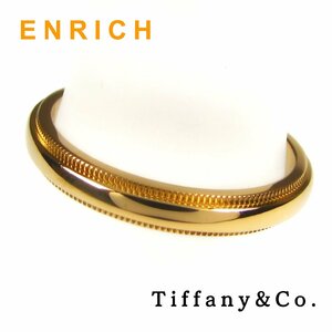 Tiffany&Co. ティファニー ミルグレイン リング 指輪 K18 金 ゴールド 3.3ミリ 16.5号 #56.5 / 6618wrpw