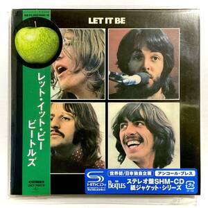 未開封　紙ジャケットCD　THE BEATLES　レット・イット・ビー　SHM-CD　UICY-76979　　　T017