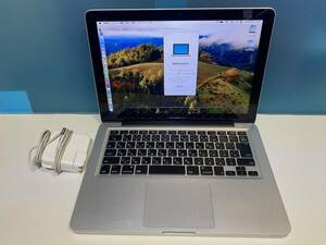 【OpenCore Patcher導入】【Mac＆Win仕様】【プチ改善あり】MD102J/A Apple MacBook Pro 13 Core-i7_2.9GHz/8GB/500GB_SSD/Mid2012