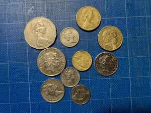 オーストラリアコイン　１０枚　古銭　保管品