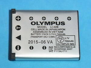 オリンパス 未使用品 純正バッテリー LI-42B １個 管理596