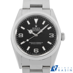 ロレックス エクスプローラーI 114270 ブラック Z番 中古 メンズ 腕時計　