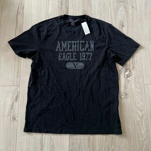アメリカンイーグル　メンズTシャツ　M 新品未使用　ブラック