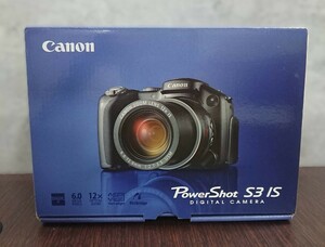 #4947　ほぼ未使用　canon　PowerShot 　S3IS　デジタルカメラ　パワーショット　カメラ　動作品　★12倍の高倍率ズーム/動画撮影★　　