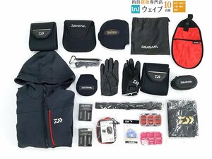 ダイワ DE-2407J サイズ：L ・ ダイワ フィッシュグリップ V170 等計19個未使用＆中古