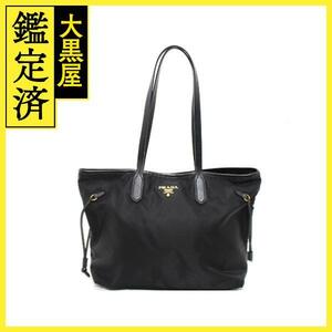 PRADA　プラダ　バッグ　トートバッグ　ブラック　ナイロン　サフィアーノ　2148103635373　【200】