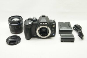 【アルプスカメラ】OLYMPUS オリンパス E-520 ボディ + ZUIKO DIGITAL ED 14-42mm F3.5-5.6 レンズキット デジタル一眼レフカメラ 230731b