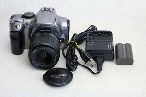 中古。現状品。キャノン Canon EOS Kiss Digital EF-S 18-55mm USM レンズセット　630万画素　管理2