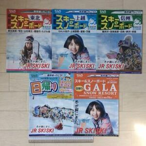 最後の1セット！桜井日奈子 表紙 JR SKISKI 2016年 A4パンフ5冊セット