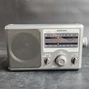 2バンドラジオ AM FM 電池式 RAD-F610Z ポータブルラジオ