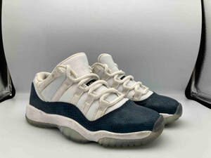 NIKE AIR JORDAN 11 RETRO LOW LE GS SNAKE NAVY スニーカー 22.5cm ナイキ エアジョーダン ネイビー ホワイト