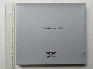 ★[A60091・2006年 ベントレー・コンチネンタル GTC カタログ＋諸元表 ] 専用ケース入り。BENTLEY CONTINENTAL GTC. ★