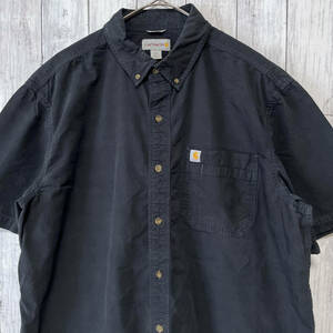 carhartt カーハート RELAXED FIT 半袖シャツ ワークシャツ コットン100％ メンズ XLサイズ 5-587