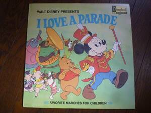 LP ☆ Walt Disney Presents I Love A Parade　ディズニー　☆Let
