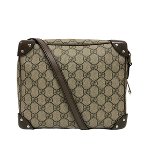 グッチ GUCCI GGスプリーム キャンバス 626363 ショルダーバッグ ロゴ 総柄 レザー ベージュ 茶 ブラウン ※MZ ☆AA★ レディース