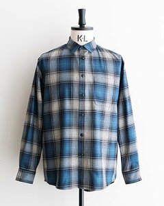 完売品 FORT【AGE OLD / エイジオールド】Classic Shirts ”Original Vintage Shadow Check Fabric” オンブレ　シャドーチェック