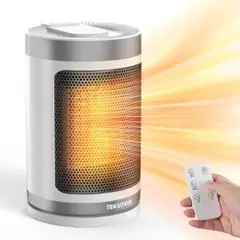 省エネ⭐︎セラミックヒーター⭐︎電気ヒーター⭐︎暖房器具⭐︎自動転倒オフ⭐︎２秒速暖