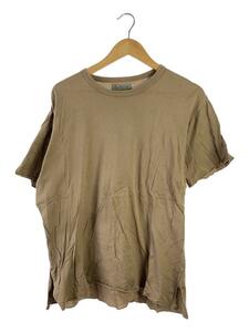 yohji yamamoto POUR HOMME◆Tシャツ/3/コットン/BRW/HE-T50-946//