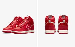 新品未使用 27cm NIKE DUNK HIGH SE UNIVERSITY RED US9 レッド　赤　ダンク　ハイ　ナイキ DH0960-600