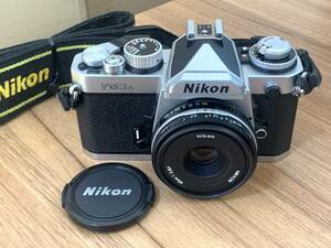 Nikon FM3A・NIKKOR 45mm 1:2.8 P 中古カメラ【福CR-274】