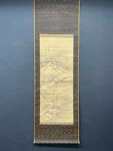 【模写】【一灯】vg7516〈高久靄厓〉秋景山水図 文人画家 江戸時代後期 栃木の人