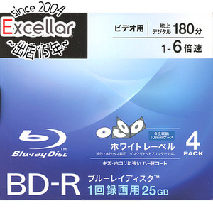 SONY ブルーレイディスク 4BNR1VCPF6 BD-R 6倍速 4枚 [管理:1000027215]