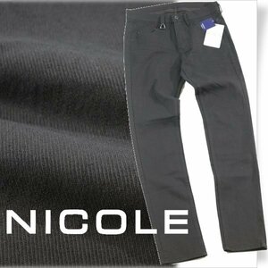 新品1円～★ニコル セレクション NICOLE selection メンズ ストレッチ ブラック スキニーパンツ 44 S 黒 正規店本物 ◆1172◆