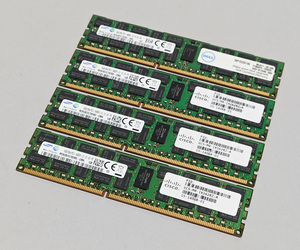 1866MHz 16GB 4枚組 合計 64GB MacPro用メモリー 2013 モデル用 240pin DDR3 14900R RDIMM 2009 2010 2012 Z620 Z820 動作確認済 #0515D