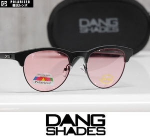【新品】DANG SHADES EASTHAM RP サングラス 偏光レンズ Black Matte / Rose Polarized 正規品 vidg00467