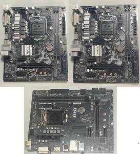 【保証無し】ASRock B360M 2台 MSI B360M-S02 確認時通電不可＆通電可起動不可 付属品無し / MicroATX LGA1151