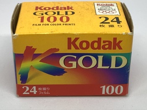 【送料無料】★未開封★ カラーネガフィルム　Kodak　コダック　GOLD 100　24枚撮り　有効期限切れ　米国製　#AC0021