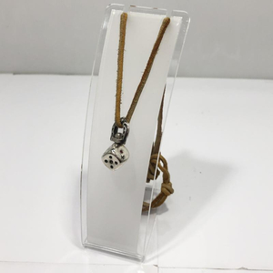 【中古】GALCIA ガルシア ダイスネックレス △レザー紐[240024408164]