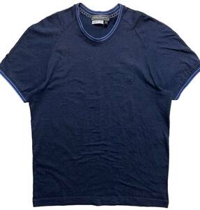 フェラガモ Salvatore Ferragamo 国内正規品 ブランドアイコン刺繍 トップス Tシャツ 半袖カットソー メンズ M ネイビー
