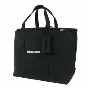 新品 NEIGHBORHOOD ネイバーフッド バッグ 23SS L.L.Bean キャンバス トートバッグ BLACK TOTE-L ブラック 黒 USA製 ブランド コラボ