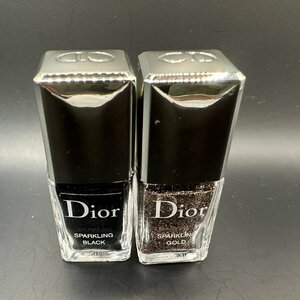 q126 限定品 Parfums Christian Dior ディオー SPARKLING BLACK & GOLD ネイル スパークリング パウダー