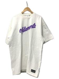 VETEMENTS◆21SS/SWEET LOGO TEE/Tシャツ/M/コットン/WHT