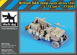 ブラックドッグ T72063 1/72 ブリティッシュ SAS ジープ ノースアフリカ 1942 （ ドラゴン用）