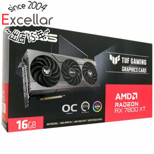 ASUS製グラボ TUF-RX7800XT-O16G-GAMING PCIExp 16GB [管理:1000027721]