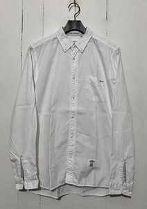 ☆BEDWIN ベドウィン 長袖シャツ 白シャツ ワンポイント マチ付き N°3 ホワイト 日本製