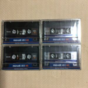 maxell UDⅠ 46 ノーマルポジション　カセットテープ4本セット【未開封新品】★